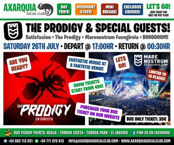 The Prodigy & Special Guests Live!