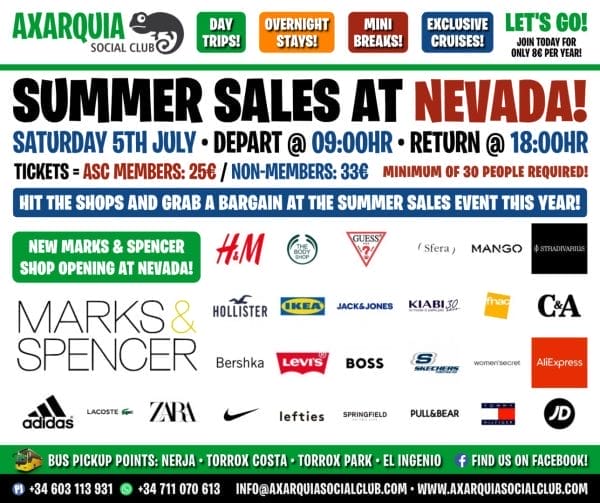 Summer Sales At Nevada