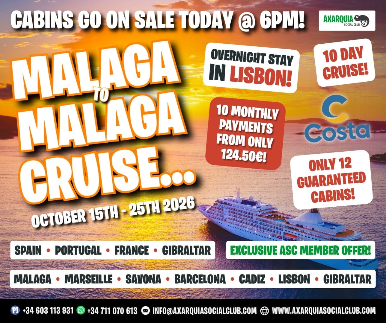 Asc malaga cruise today