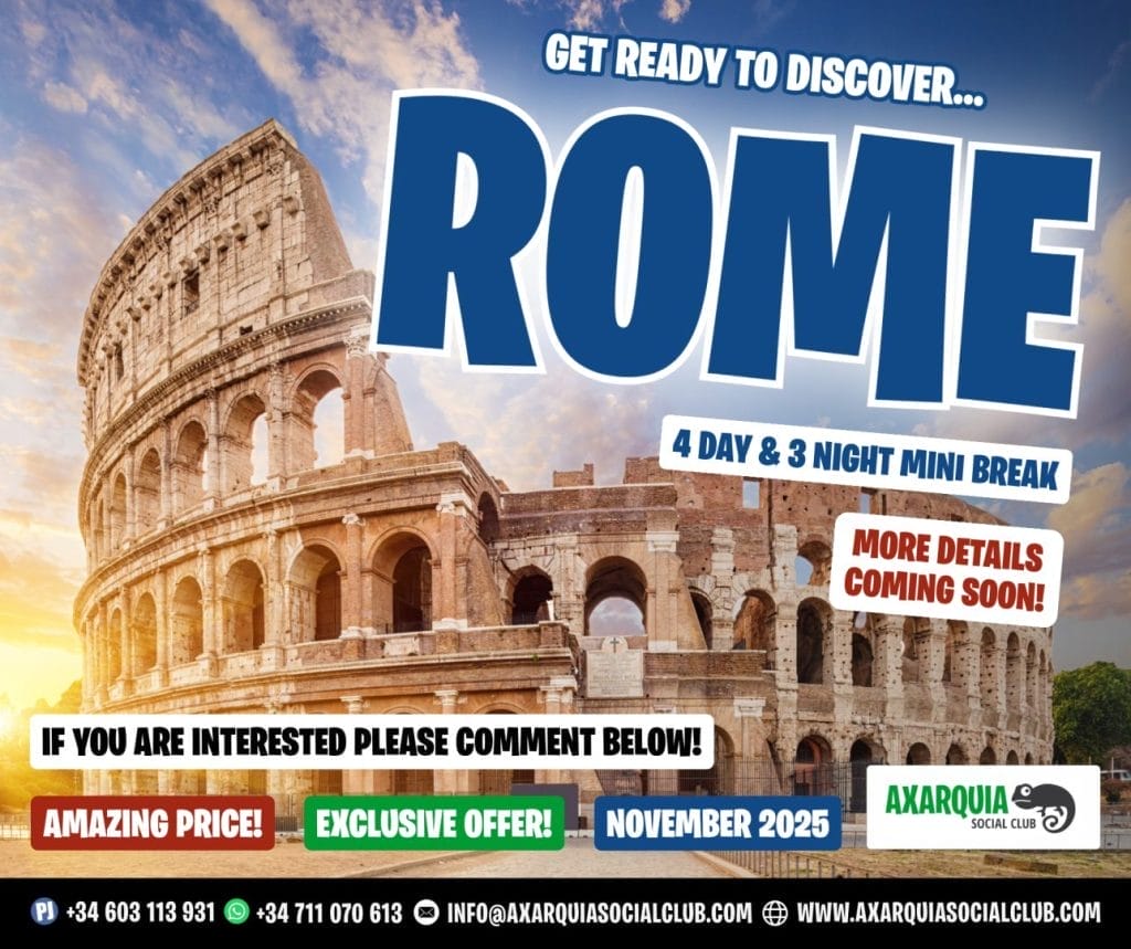 Rome Mini Break from Nerja, Torrox and Torre del Mar